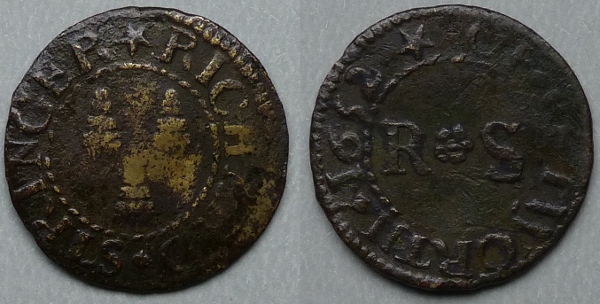 Petworth, Richard Stringer 1652 farthing